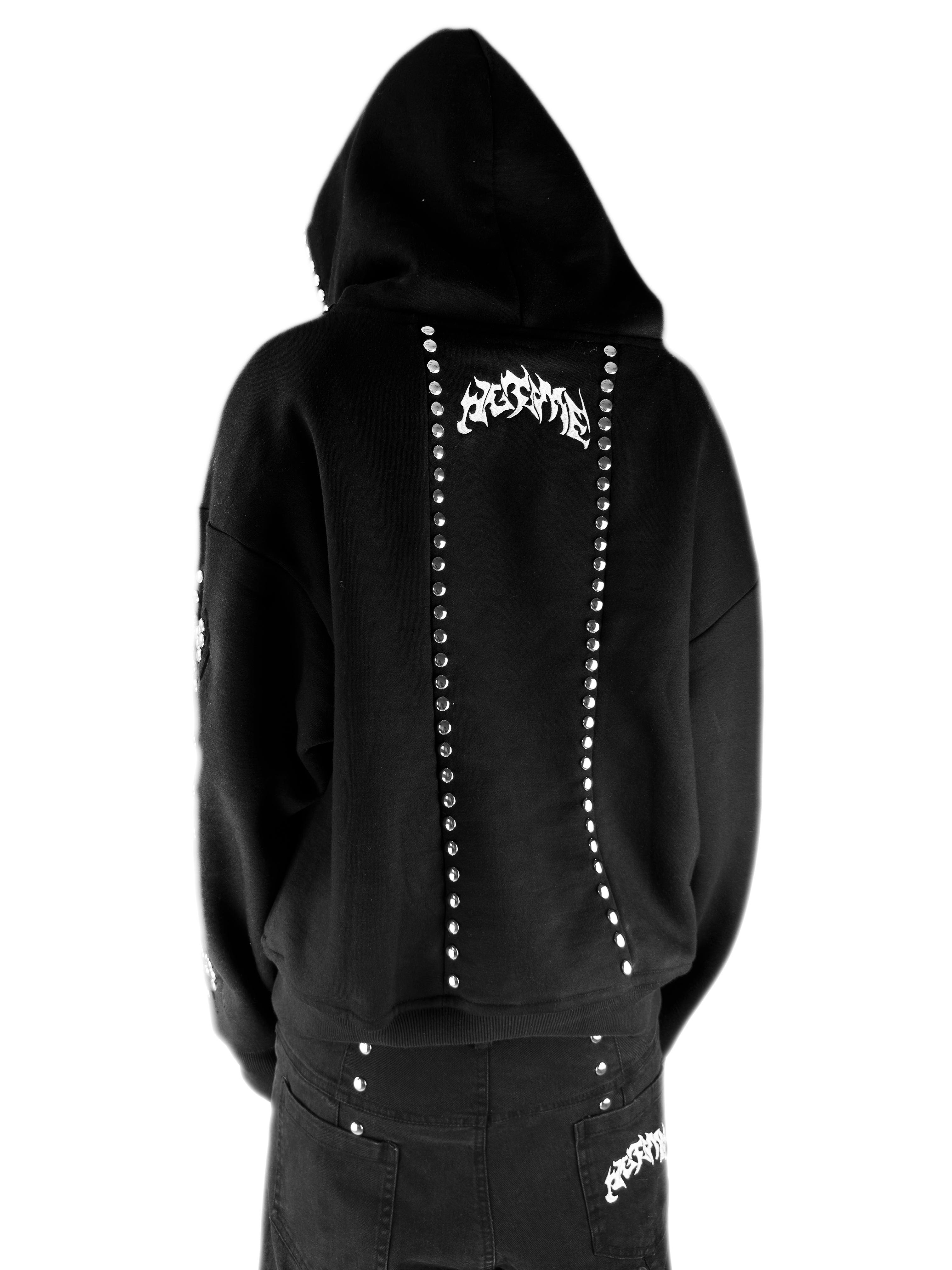 Midnight Ghost Zip Up Hoodie