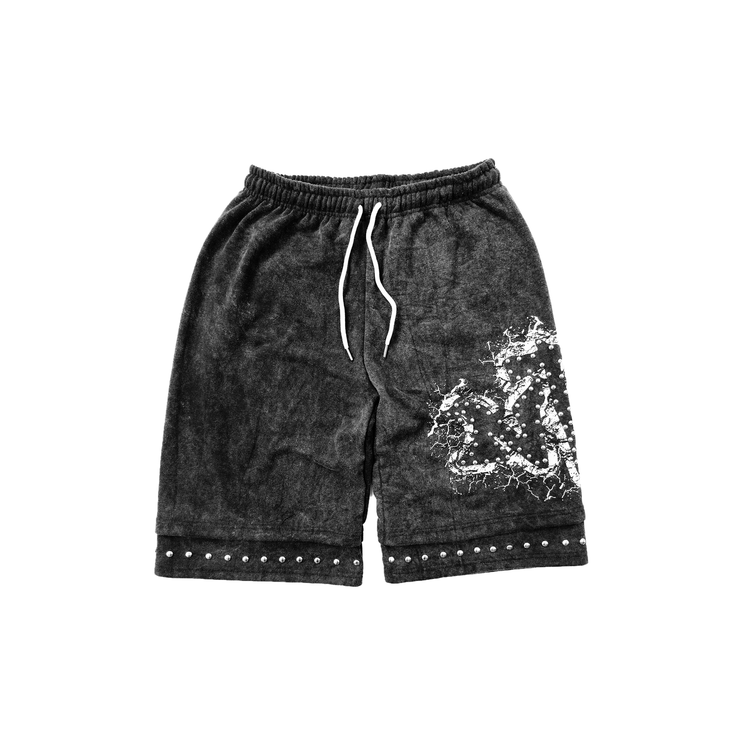 WASHED SCRIPT SHORTS