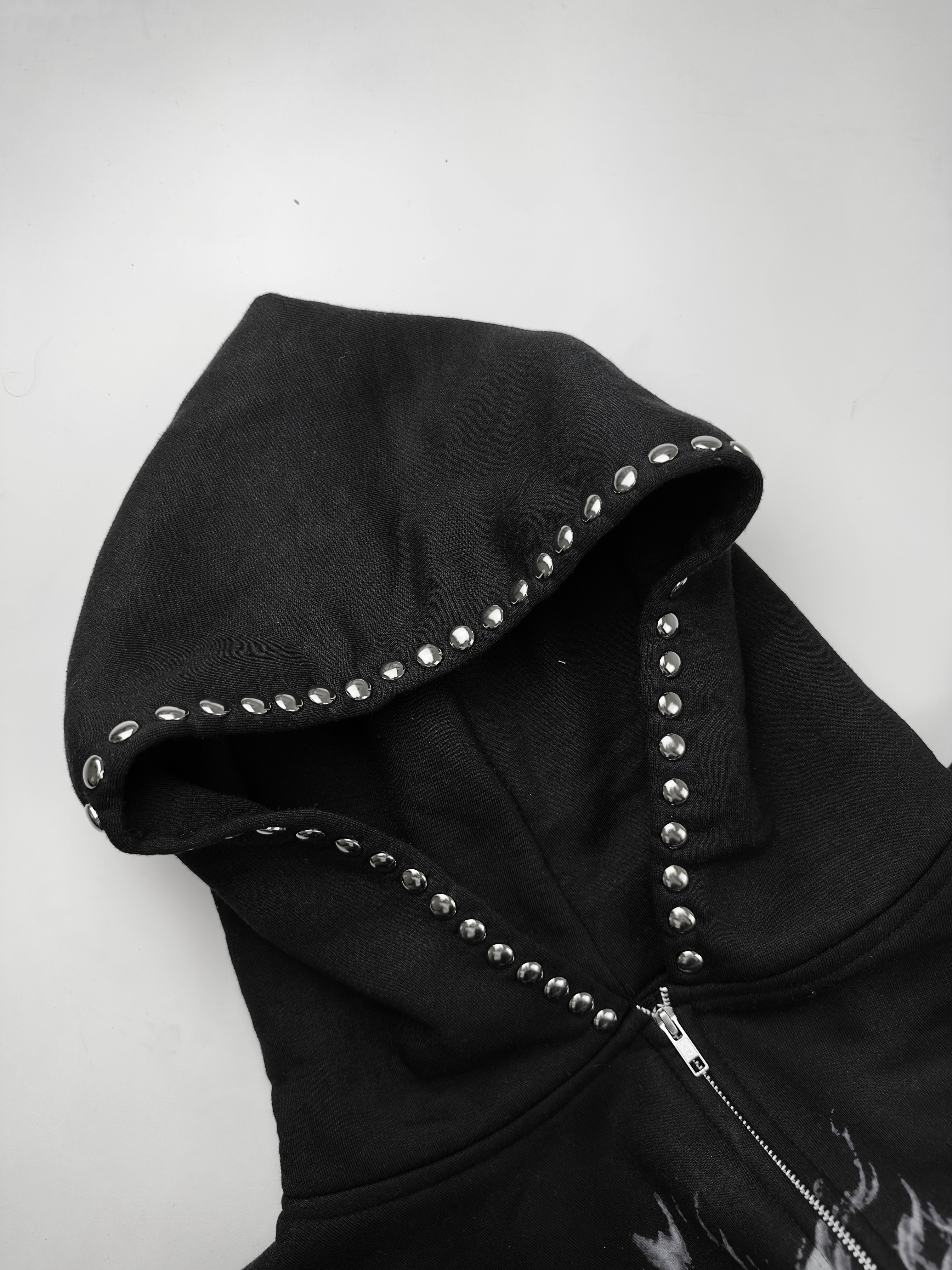 Midnight Ghost Zip Up Hoodie