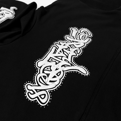 BLACK PUFF NTM HOODIE