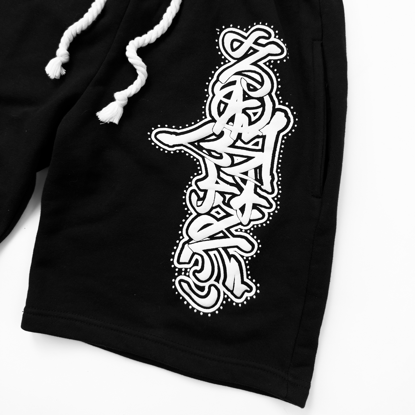 BLACK PUFF NTM SHORTS