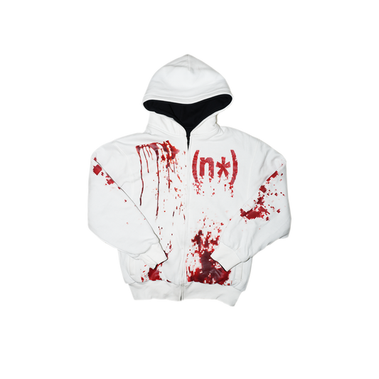 BLOODY REVERSIBLE ZIP HOODIE