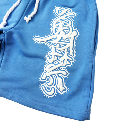 BLUE PUFF NTM SHORTS