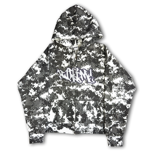 CAMO ZIP HOODIE