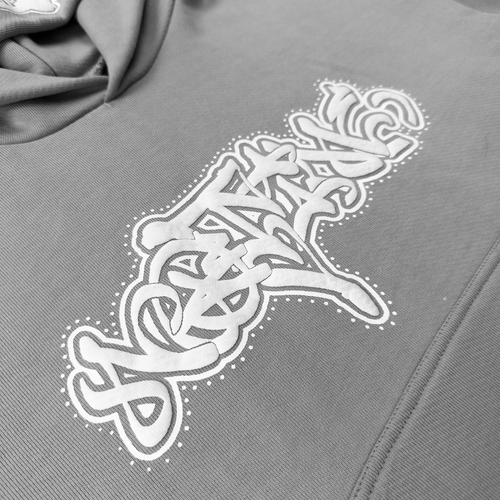 GREY PUFF NTM HOODIE