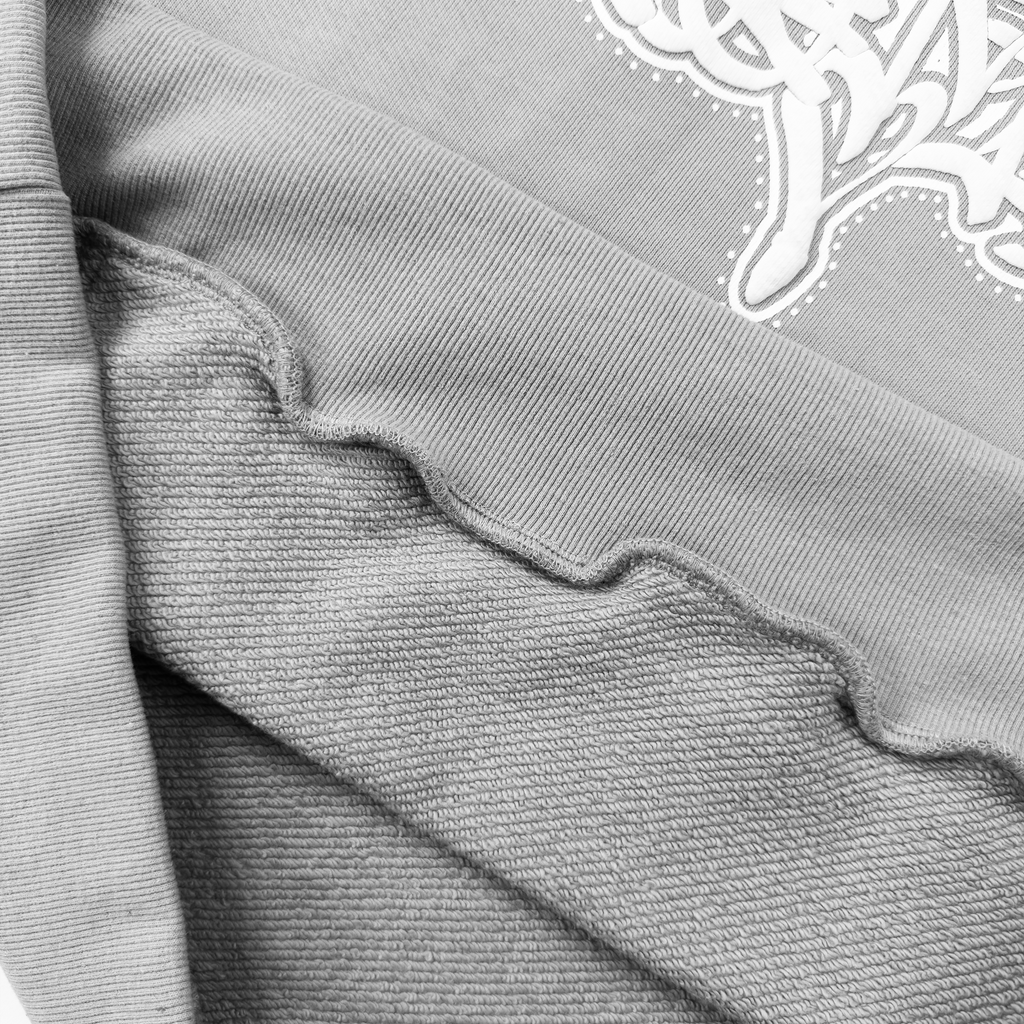 GREY PUFF NTM HOODIE