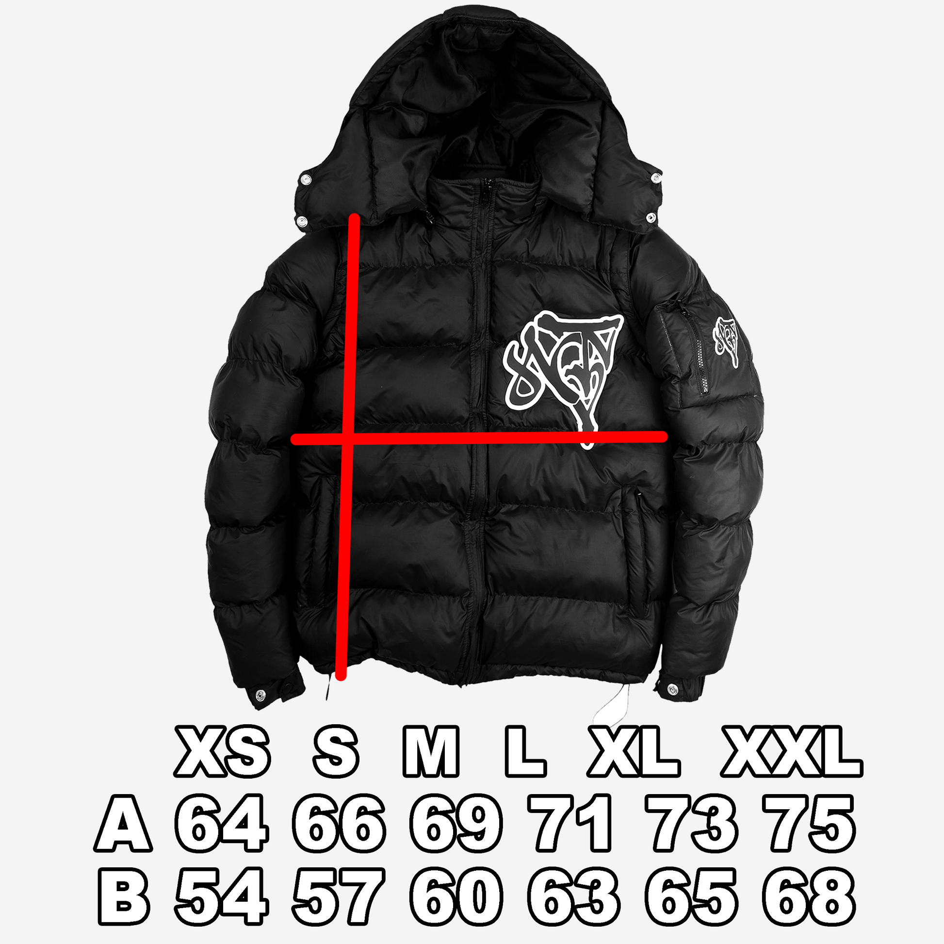 2 v 1 Péřová bunda NOTIME Black