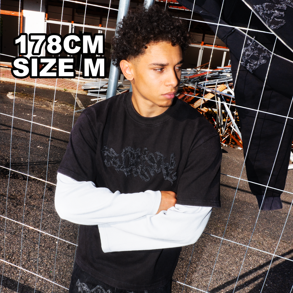 WASHED STITCHED LONGSLEEVE TEE
