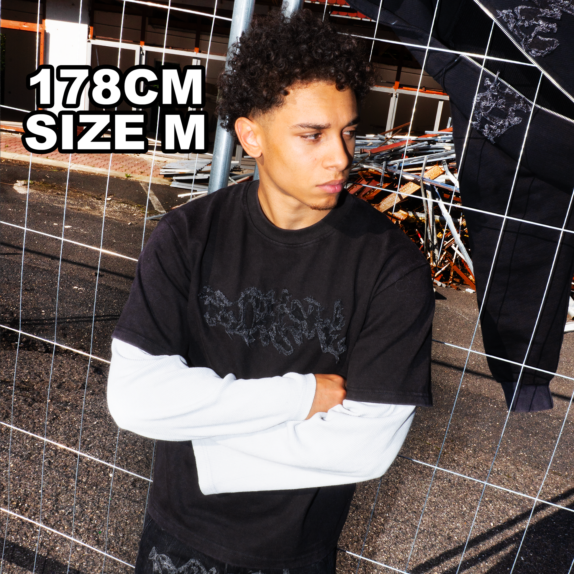 WASHED STITCHED LONGSLEEVE TEE