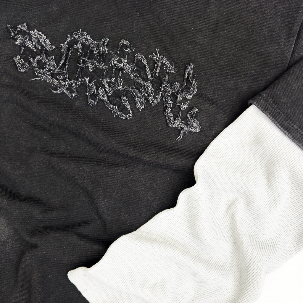 WASHED STITCHED LONGSLEEVE TEE
