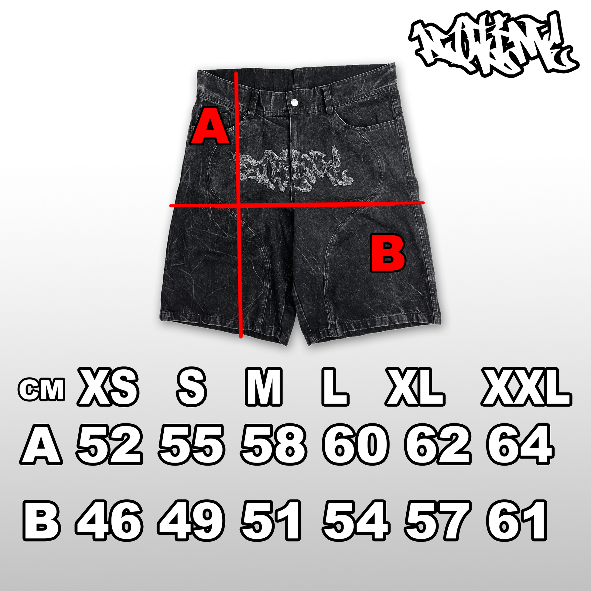 WASHED STITCHED DENIM SHORTS