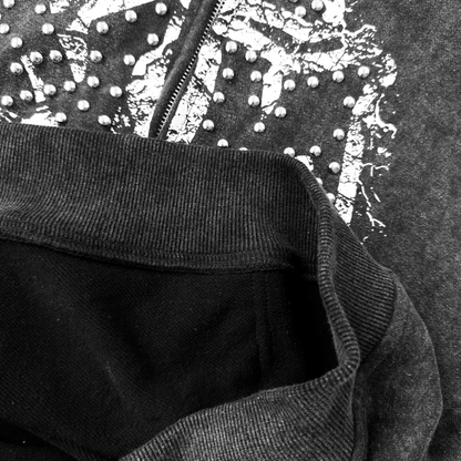 WASHED SCRIPT HOODIE