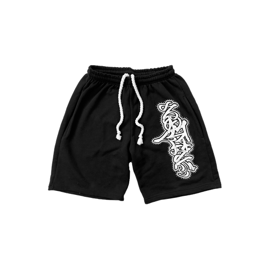 BLACK PUFF NTM SHORTS