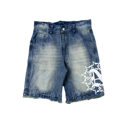 BLUE DENIM STARZ JORTS