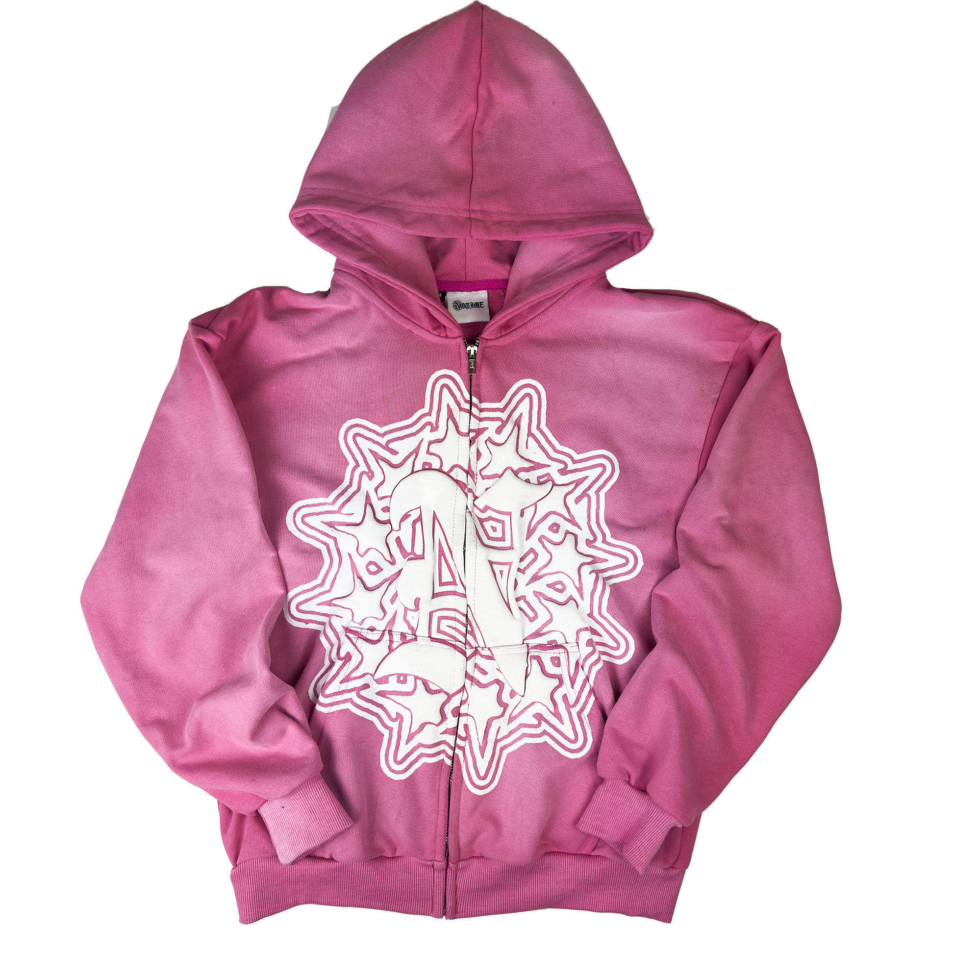 CANDY PINK ZIP HOODIE