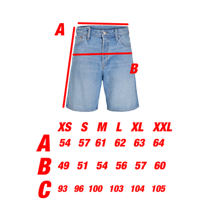 BLUE DENIM STARZ JORTS
