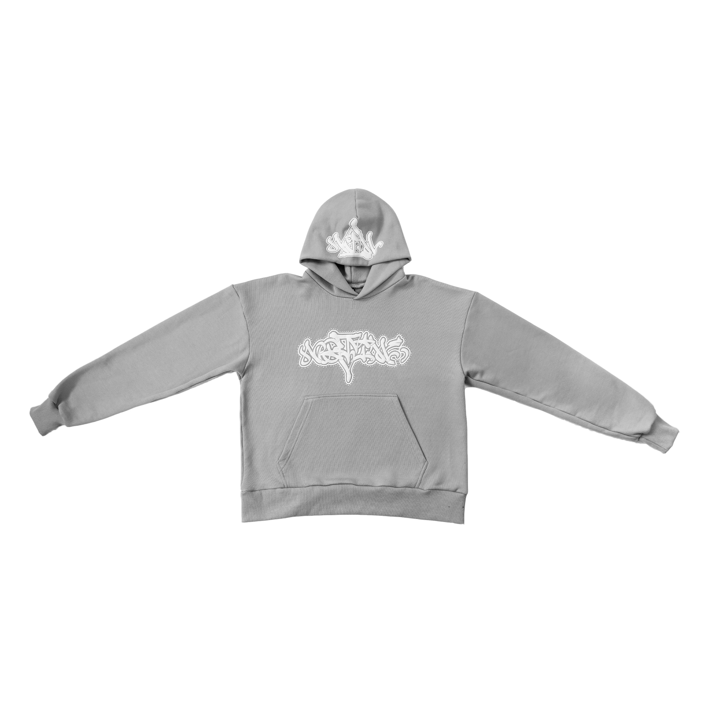 GREY PUFF NTM HOODIE