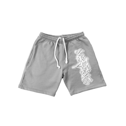 GREY PUFF NTM SHORTS