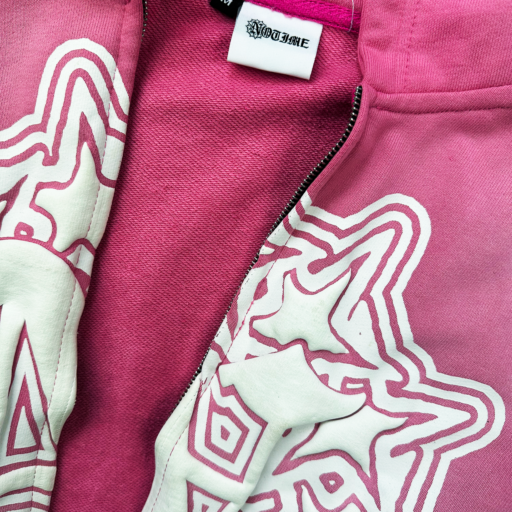 CANDY PINK ZIP HOODIE