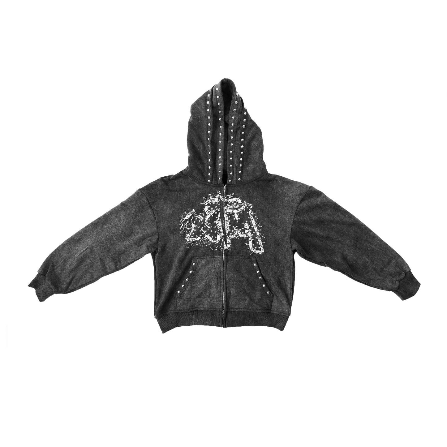 WASHED SCRIPT HOODIE