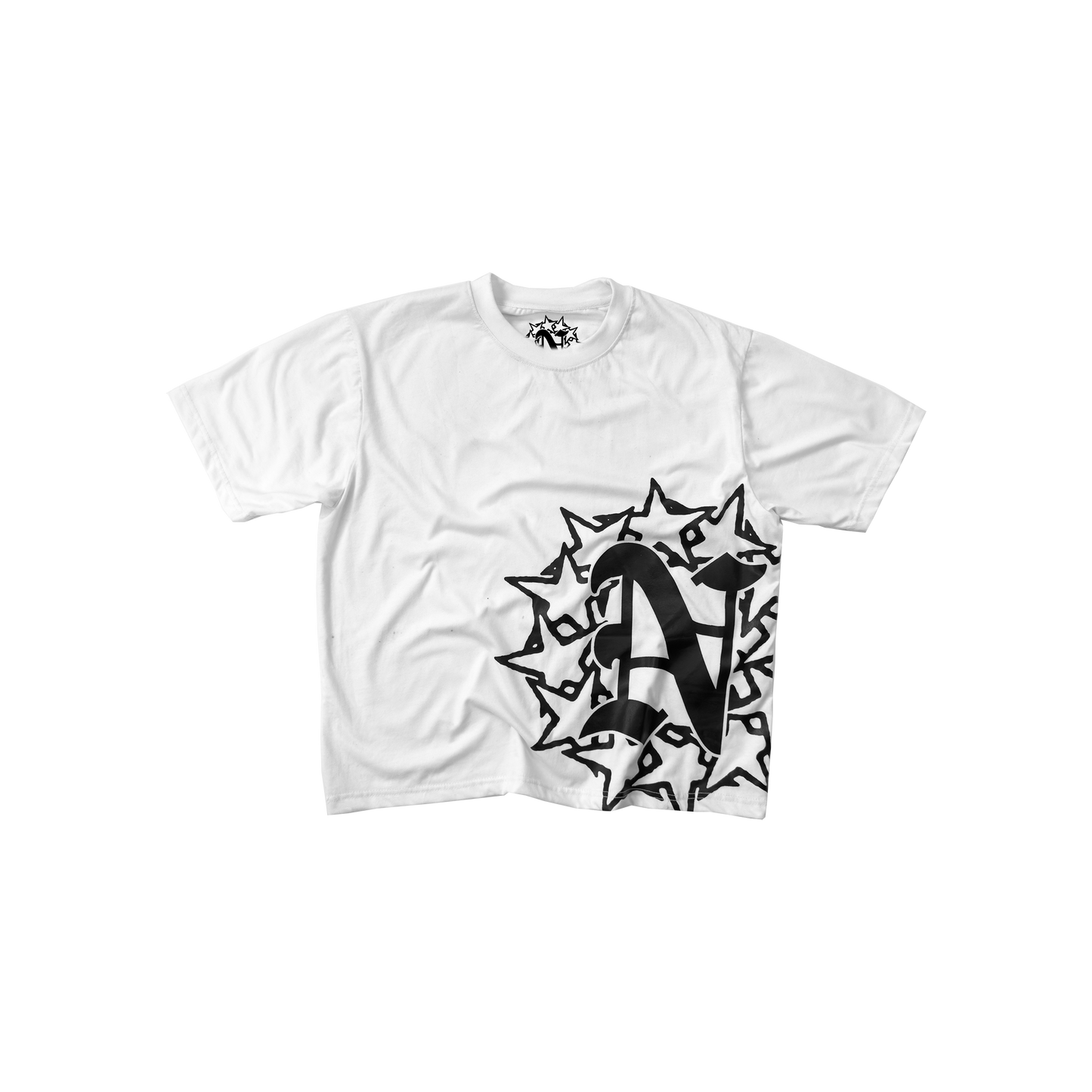 WHITE STARZ TEE
