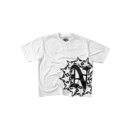 WHITE STARZ TEE